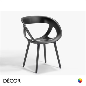 1 A Moema Dining Chair, Technopolymer - In Designer Colours & Neutral Tones - Décor for Business 1 A Moema Dining Chair, Technopolymer - In Designer Colours & Neutral Tones - Décor for Business