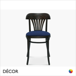 111 Verona Dining Chair with an Upholstered Seat and Fanned Backrest - In Designer Fabrics & Wood Finishes - Décor for Business 111 Verona Dining Chair with an Upholstered Seat and Fanned Backrest - In Designer Fabrics & Wood Finishes - Décor for Business