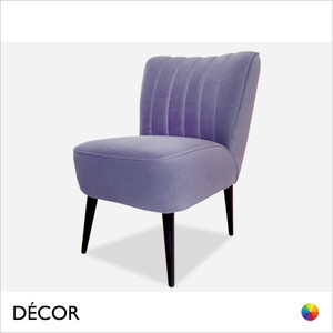 B1 Santino Lounge Chair with a Fluted Back and Tapered Legs - In Designer Velvet & Vintage Eco Leather - Made for You - Décor for Business B1 Santino Lounge Chair with a Fluted Back and Tapered Legs - In Designer Velvet & Vintage Eco Leather - Made for You - Décor for Business
