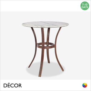 11 San Marco 3 & 4 Leg Outdoor Table with a Topalit® Marble Effect Top and a Dark Bamboo Painted Aluminium Frame - In Designer Colours & Neutral Tones - Décor for Business 11 San Marco 3 & 4 Leg Outdoor Table with a Topalit® Marble Effect Top and a Dark Bamboo Painted Aluminium Frame - In Designer Colours & Neutral Tones - Décor for Business