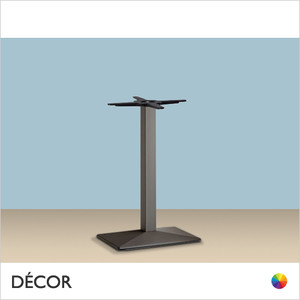 A1 Quadra Rectangular Dining Table Base - Powder-Coated Steel in Designer Neutral Tones - Décor for Business A1 Quadra Rectangular Dining Table Base - Powder-Coated Steel in Designer Neutral Tones - Décor for Business