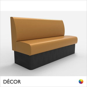 Battersea 3 Seat 1650mm Banquette Bench - Plain, Standard-Height Backrest - Décor for Business Battersea 3 Seat 1650mm Banquette Bench - Plain, Standard-Height Backrest - Décor for Business
