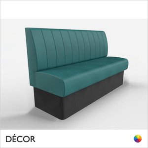 Battersea 3 Seat 1650mm Banquette Bench - Fluted, Standard-Height Backrest - Décor for Business Battersea 3 Seat 1650mm Banquette Bench - Fluted, Standard-Height Backrest - Décor for Business