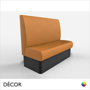 Battersea 3 Seat 1500mm Banquette Bench - Plain, High Backrest - Décor for Business Battersea 3 Seat 1500mm Banquette Bench - Plain, High Backrest - Décor for Business