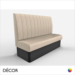 Battersea 3 Seat 1650mm Banquette Bench - Fluted, High Backrest - Décor for Business Battersea 3 Seat 1650mm Banquette Bench - Fluted, High Backrest - Décor for Business