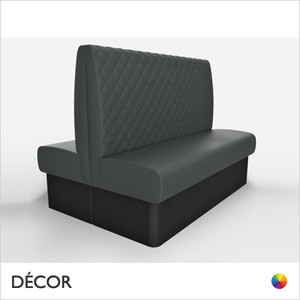 Battersea 3 Seat 1500mm Twin Back to Back Banquette Bench - Luxurious Deep Quilted, High Backrest - Décor for Business Battersea 3 Seat 1500mm Twin Back to Back Banquette Bench - Luxurious Deep Quilted, High Backrest - Décor for Business
