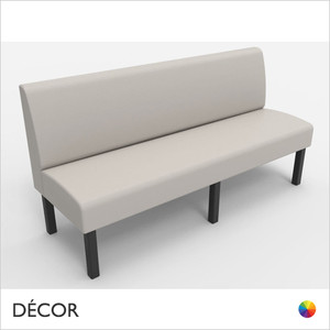Greenwich Large 3 - 4 Seat 1800mm Banquette Bench - Plain, Standard-Height Backrest - Décor for Business Greenwich Large 3 - 4 Seat 1800mm Banquette Bench - Plain, Standard-Height Backrest - Décor for Business