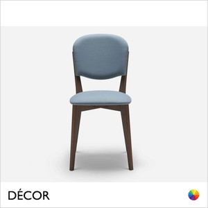 Origins 1971 - Astra Soft Dining Chairwith a Slim Upholstered Seat in Designer Fabrics & Eco Leathers - Made for You - Décor for Business