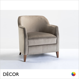 1 A  1 Icon Chairs - Raja Armchair with Square Legs - In Designer Fabrics & Eco Leathers - Décor for Business