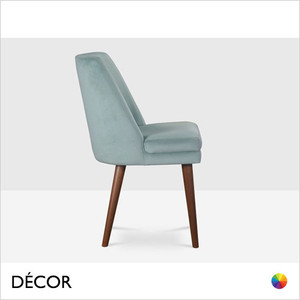 Icon Chairs - Sofia S Dining Chair with Round Legs - In Designer Fabrics & Eco-Leather - Décor for Business Icon Chairs - Sofia S Dining Chair with Round Legs - In Designer Fabrics & Eco-Leather - Décor for Business