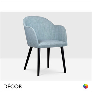 Icon Chairs - Jerry P Dining Chair with Armrests and Round Legs - In Designer Fabrics & Eco Leathers - Décor for Business Icon Chairs - Jerry P Dining Chair with Armrests and Round Legs - In Designer Fabrics & Eco Leathers - Décor for Business