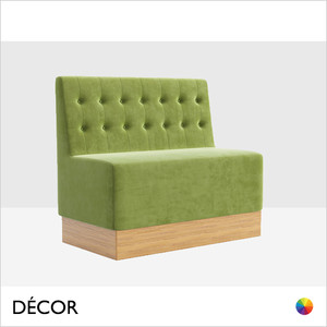 Icon Chairs - Nicky Bench with a Buttoned Back - In Designer Fabrics & Eco Leathers - Décor for Business Icon Chairs - Nicky Bench with a Buttoned Back - In Designer Fabrics & Eco Leathers - Décor for Business