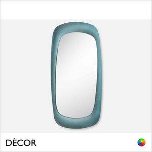 Midj - Bold Mirror H200 with a Mirrored or Upholstered Frame In Designer Fabrics, Leather & Eco Leathers - Décor for Designers Midj - Bold Mirror H200 with a Mirrored or Upholstered Frame In Designer Fabrics, Leather & Eco Leathers - Décor for Designers