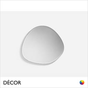 Midj - Spot M Mirror, H110 - Organically Shaped Mirror with a Chamferred Edge - Décor for Designers