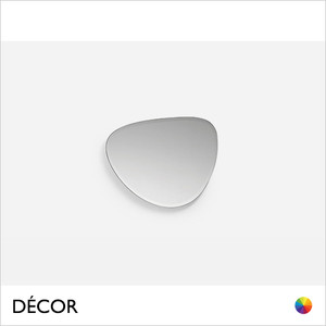 Midj - Spot S Mirror, H80 - Organically Shaped Mirror with a Chamferred Edge - Décor for Designers
