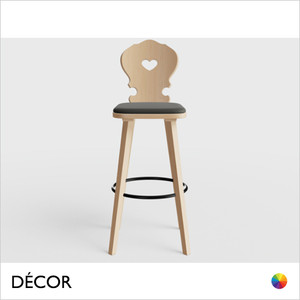 Décor Select - Vienna Bar Stool in Natural or Stained Ash with an Upholstered Seat, Bar and Counter Height - In Designer Fabrics and Wood Finishes - Décor for Business Décor Select - Vienna Bar Stool in Natural or Stained Ash with an Upholstered Seat, Bar and Counter Height - In Designer Fabrics and Wood Finishes - Décor for Business
