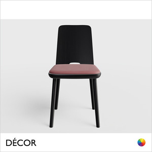 Décor Select - Tablet Dining Chair in Natural or Stained Ash and an Upholstered Seat - In Designer Fabrics and Wood Finishes - Décor for Business Décor Select - Tablet Dining Chair in Natural or Stained Ash and an Upholstered Seat - In Designer Fabrics and Wood Finishes - Décor for Business