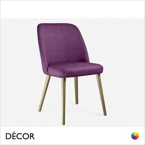 Icon Chairs - Amber Chair with Wooden Legs - In Designer Fabrics & Eco Leathers - Décor for Business Icon Chairs - Amber Chair with Wooden Legs - In Designer Fabrics & Eco Leathers - Décor for Business
