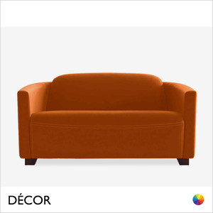 Décor Concept - Bravo 2.5 Seater Sofa with Curved Arms and an Arched Backrest - In Designer Fabrics & Eco Leathers - Décor for Business