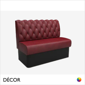 Décor Select - Battersea Booth & Banquette Seating Units with a Chester Buttoned Backrest - Décor for Business
