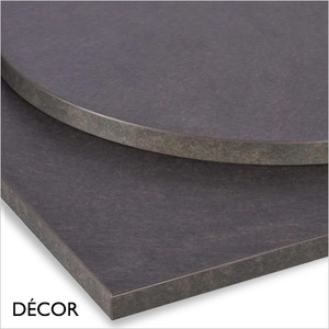 Décor Dinova - Allesia Cupria Slate Laminate Table Top, 25mm Thick - Square, Round & Rectangular - Décor for Business