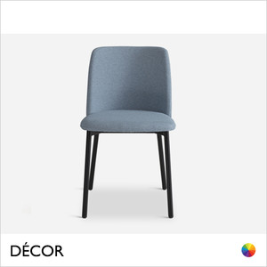 Origins 1971 - Tam Dining Chair with Metal Legs - In Designer Fabrics & Classic Eco Leathers - Made for You - Décor for Business