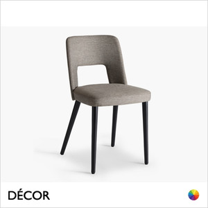Uma Dining Chair with a Round or Square Seat in Designer Fabrics & Classic Eco Leathers - Made for You - Décor for Business Uma Dining Chair with a Round or Square Seat in Designer Fabrics & Classic Eco Leathers - Made for You - Décor for Business