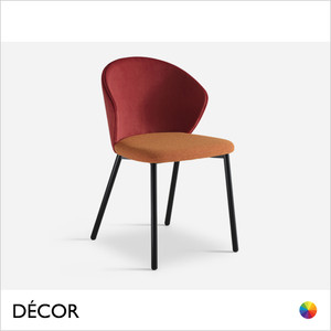 Origins 1971 - Meggie Dining Chair with Metal Legs - In Designer Fabrics & Classic Eco Leathers - Made for You - Décor for Business Origins 1971 - Meggie Dining Chair with Metal Legs - In Designer Fabrics & Classic Eco Leathers - Made for You - Décor for Business