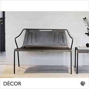 Ola Stackable Bench with Armrests and a Lacquered Steel Body & Frame - In Designer Colours & Neutral Tones - Décor for Business Ola Stackable Bench with Armrests and a Lacquered Steel Body & Frame - In Designer Colours & Neutral Tones - Décor for Business