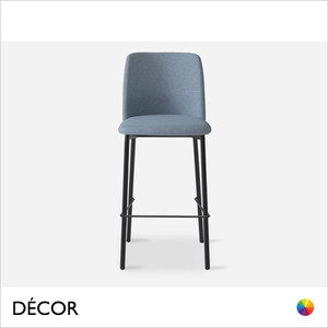 Origins 1971 - Tam Bar Stool in Designer Fabrics & Eco Leathers with Metal Legs - Made for You - Décor for Business Origins 1971 - Tam Bar Stool in Designer Fabrics & Eco Leathers with Metal Legs - Made for You - Décor for Business