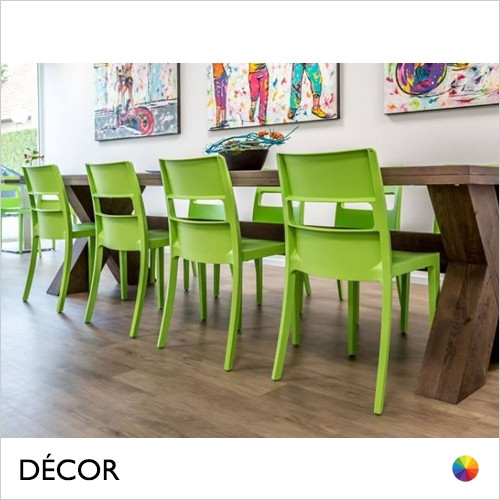 1 A 1 Sai Stackable Café Chair, Technopolymer - In Designer Colours & Neutral Tones - Décor for Business