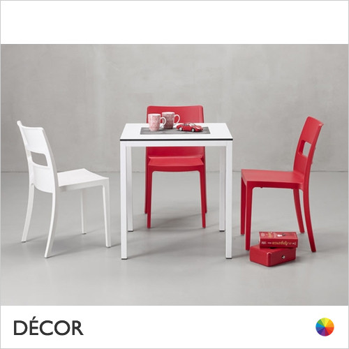 Square compact clearance dining table