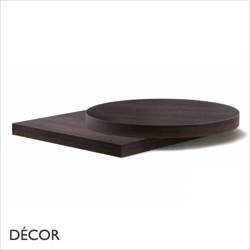 A1 Pedrali - Wenge Laminate Table Top, 30mm Thick - Square, Round & Rectangular - Décor for Business