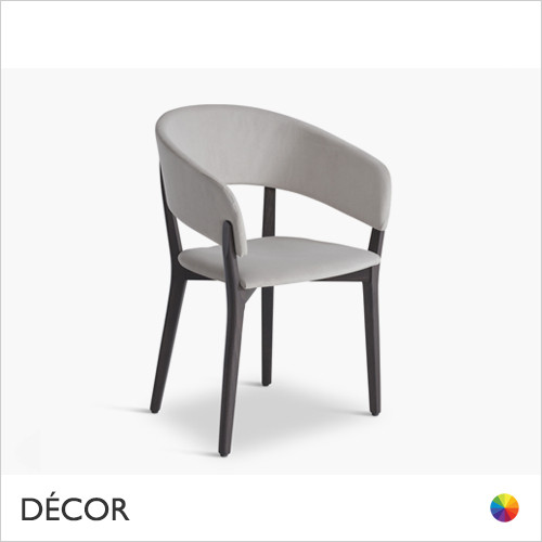 1 Velia Dining Chair in Designer Fabrics & Eco Leathers - Made for You - Décor for Home