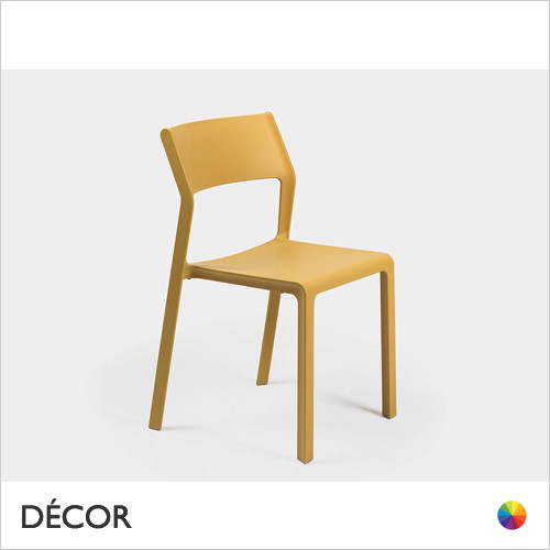 111 Trill Bistrot Stackable Café Chair, Polypropylene - In Designer Colours & Neutral Tones - Décor for Business