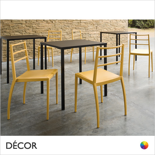1 A C Prisma Stackable Dining Chair, Technopolymer - In Designer Colours & Neutral Tones - Décor for Business