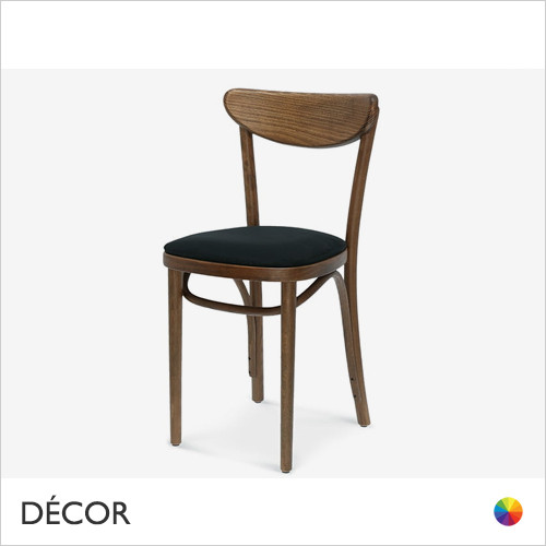 11A1 Frankfurt Dining Chair with a Seat Pad - In Designer Fabrics & Wood Finishes - Décor for Business