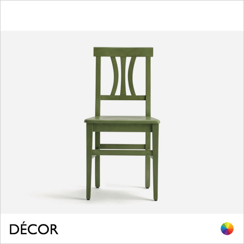Palma Neo Classic - Arte Povera Dining Chair with a Wooden Seat - Made for You - Décor for Business