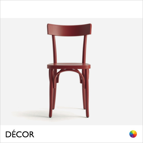 Palma Neo Classic - York Dining Chair with a Solid Wooden Seat - In Designer Satin Colours & Wood Finishes - Décor for Business