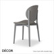 A1 Coco Dining Chair in Designer Fabrics & Eco Leathers with a Wooden Backrest and Tapered Wooden Legs - Made for You - Décor for Business