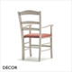 1 A  1 Palma Neo Classic -  Bistro Venezia Dining Chair with Armrests in Designer Fabrics & Classic Eco Leathers - Made for You - Décor for Business 1 A  1 Palma Neo Classic -  Bistro Venezia Dining Chair with Armrests in Designer Fabrics & Classic Eco Leathers - Made for You - Décor for Business