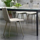 111 Midj - Cover Dining Chair with Tapered Metal Legs - In Designer Fabrics & Eco Leathers - Décor for Designers