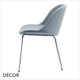 1A1 Midj - Sonny Dining Chair with Straight Metal Legs - In Designer Fabrics & Eco Leathers -Décor for Designers 1A1 Midj - Sonny Dining Chair with Straight Metal Legs - In Designer Fabrics & Eco Leathers -Décor for Designers