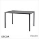 111 Summer Stackable Square or Rectangular Dining Table, 3 Sizes - In Designer Neutral Tones - Décor for Business