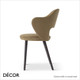 Quinn Chair with a Round or Square Seat in Designer Fabrics & Classic Eco Leathers - Made for You - Décor for Business