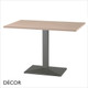 1A1 Quadra Rectangular Table Base - Add Rectangular ABS Laminate Tops in a Range of Sizes & Finishes - Décor for Business
