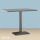 1A1 Quadra Rectangular Table Base - Add Rectangular ABS Laminate Tops in a Range of Sizes & Finishes - Décor for Business