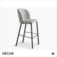Bold Bar Stool with Metal Legs