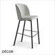 Bold Bar Stool with Metal Legs