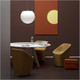 1A1 Pedrali - Arki Round Dining Table with a Powder-Coated Frame and a 20mm Laminate Top, 4 Sizes - In Designer Neutral Tones - Décor for Business 1A1 Pedrali - Arki Round Dining Table with a Powder-Coated Frame and a 20mm Laminate Top, 4 Sizes - In Designer Neutral Tones - Décor for Business